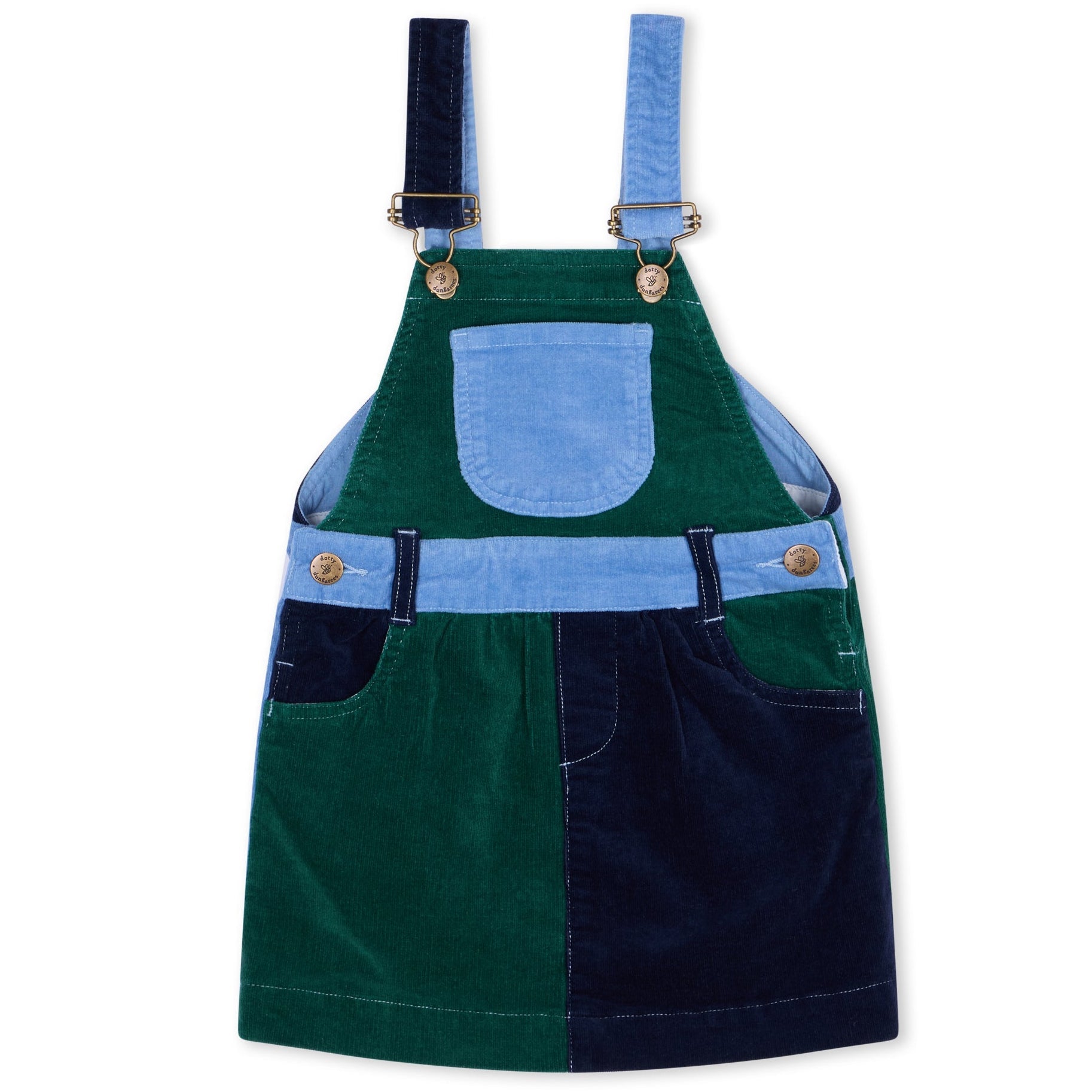jersey pinafore dress Blackthorn Patchwork Cord pinafore dress styles
