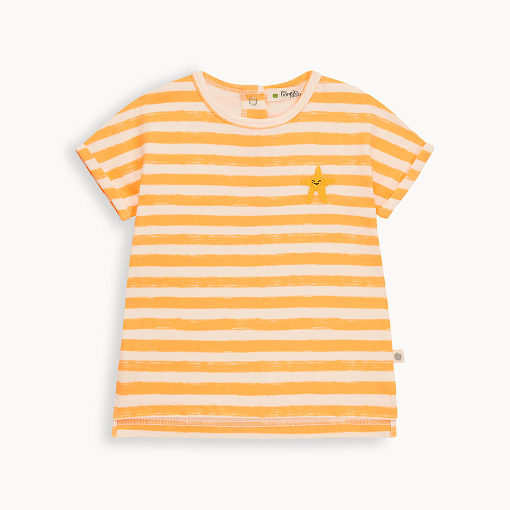 Cruz - Orange Stripe T-Shirt - The bonniemob 