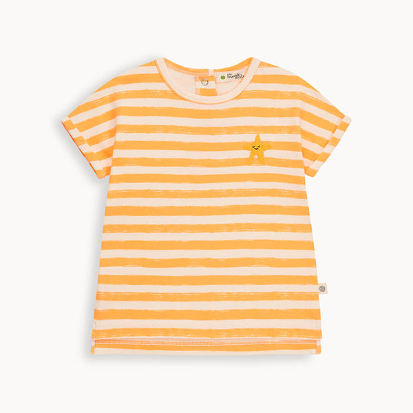 Cruz & Coley Set - Orange Stripe Shorts & T-shirt Set - The bonniemob 