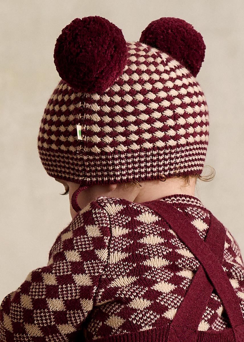 帽子 andmary Baby knit babushka 帽子 Baby knit babushka ANDMARY】Baby knit babushka