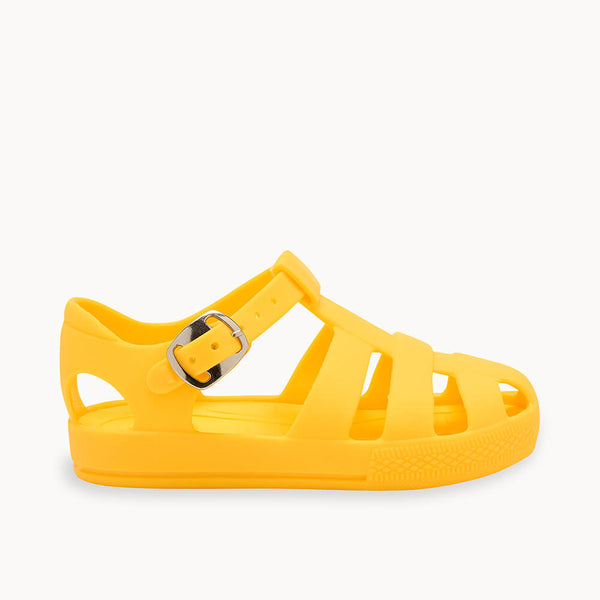 Athena - Yellow Jelly Shoe - The bonniemob 