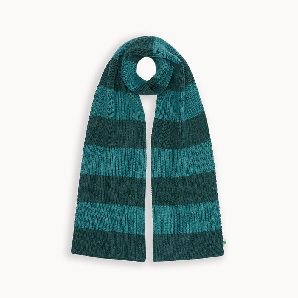 Willow AW24 SAMPLE - Fern Striped Knit Scarf - The bonniemob