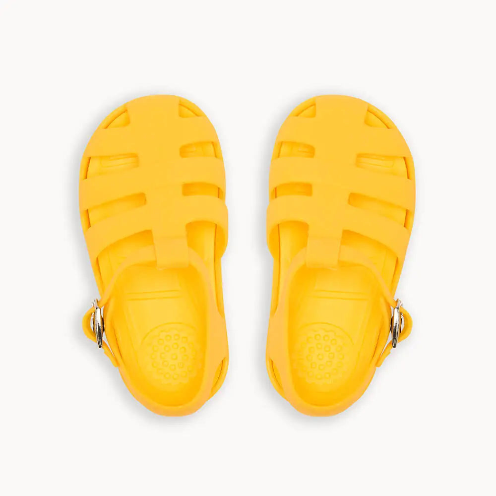 Yellow Silicone Kids Jelly Shoe The bonnie mob