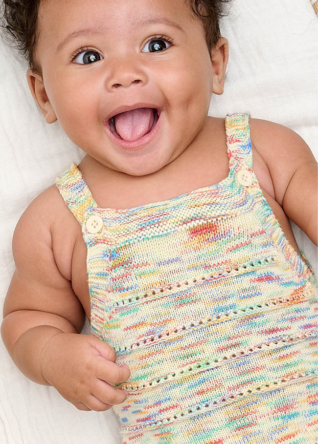 knitted baby romper