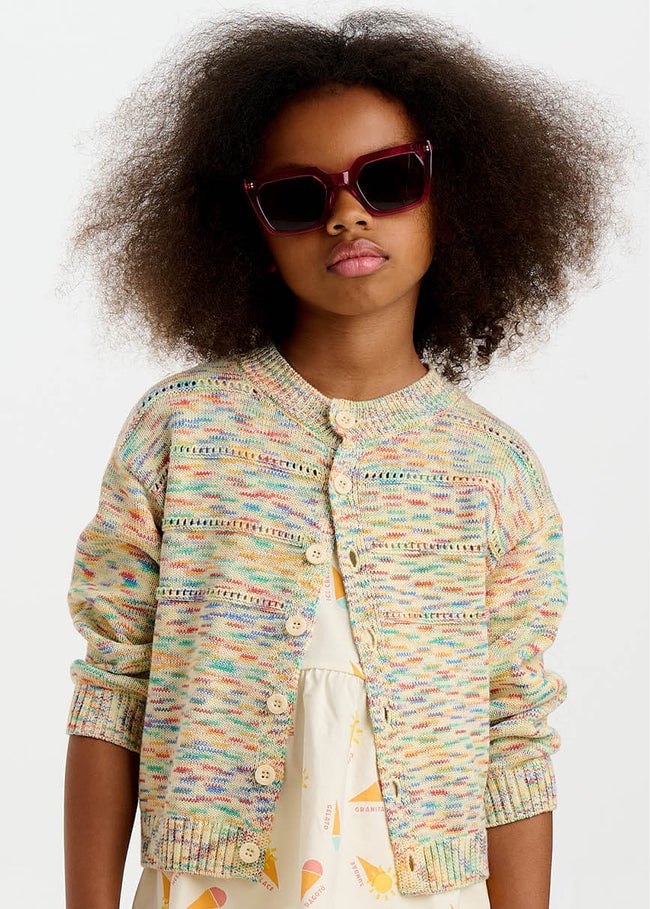 girls cardigan retro look