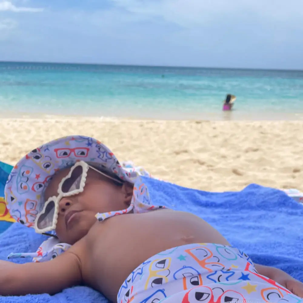 Kids Swim Legionnaire Beach Hat - Rainbow Kids Swim Legionnaire Beach Hat - Rainbow