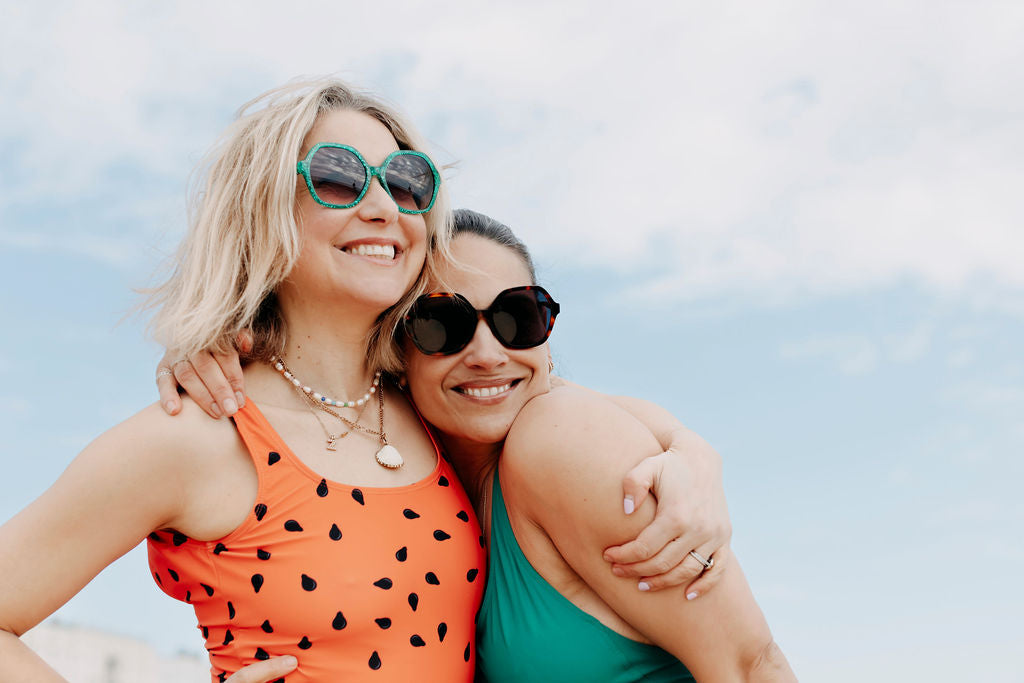 Tortoiseshell Hexagonal Sunglasses — Zoe de Pass Dolly