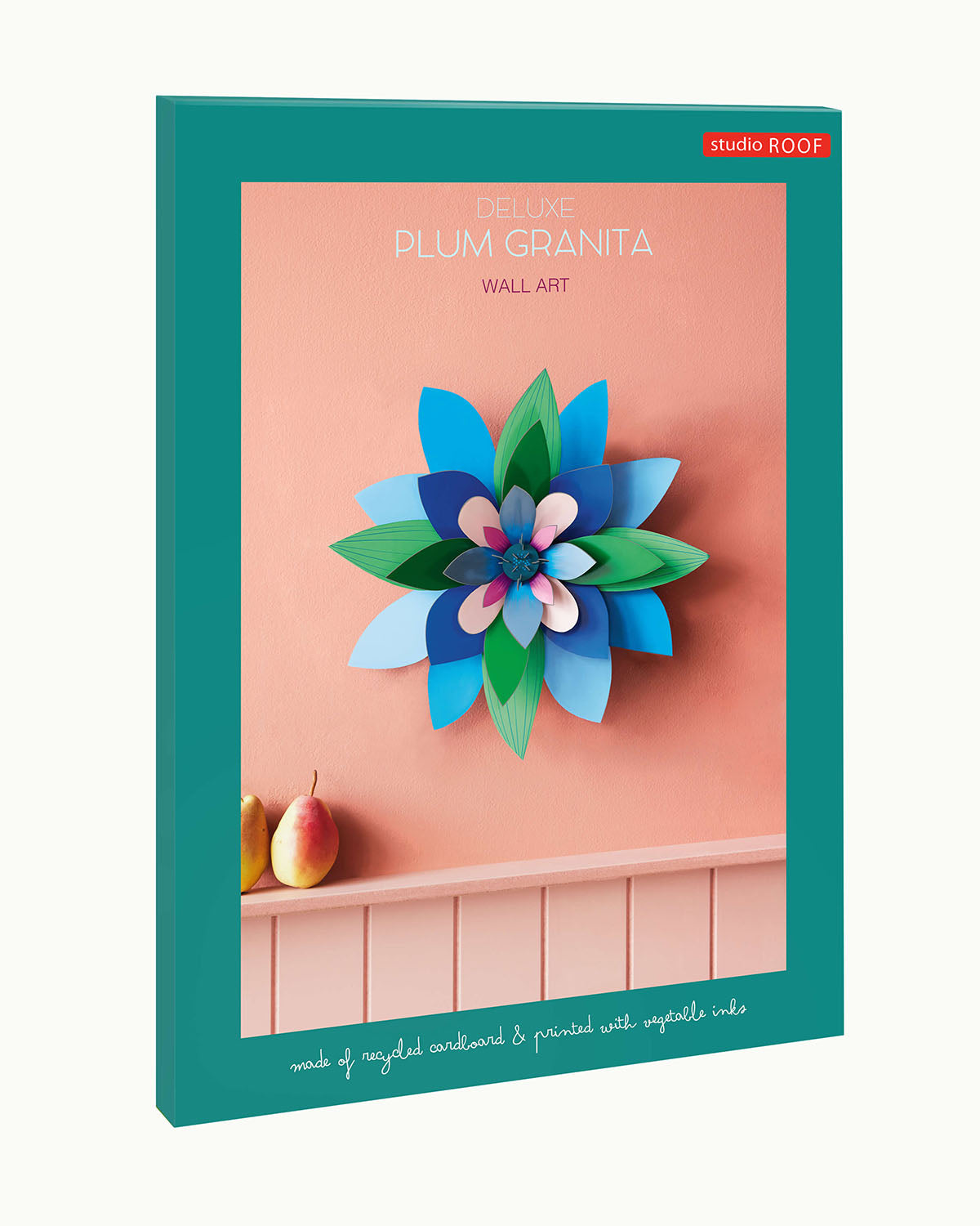 Studio Roof Deluxe Flower Wall Art – Plum Granita