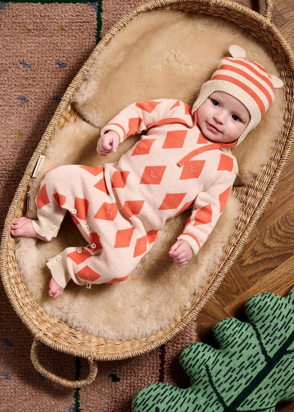Aster & Damson Set - Saffron Playsuit & Hat Set - The bonniemob 