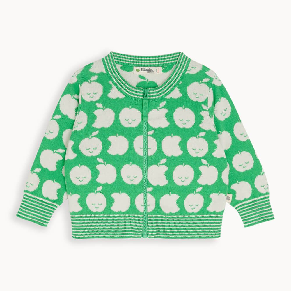 Swizzel - Pea Apple Knit Cardigan - The bonniemob 
