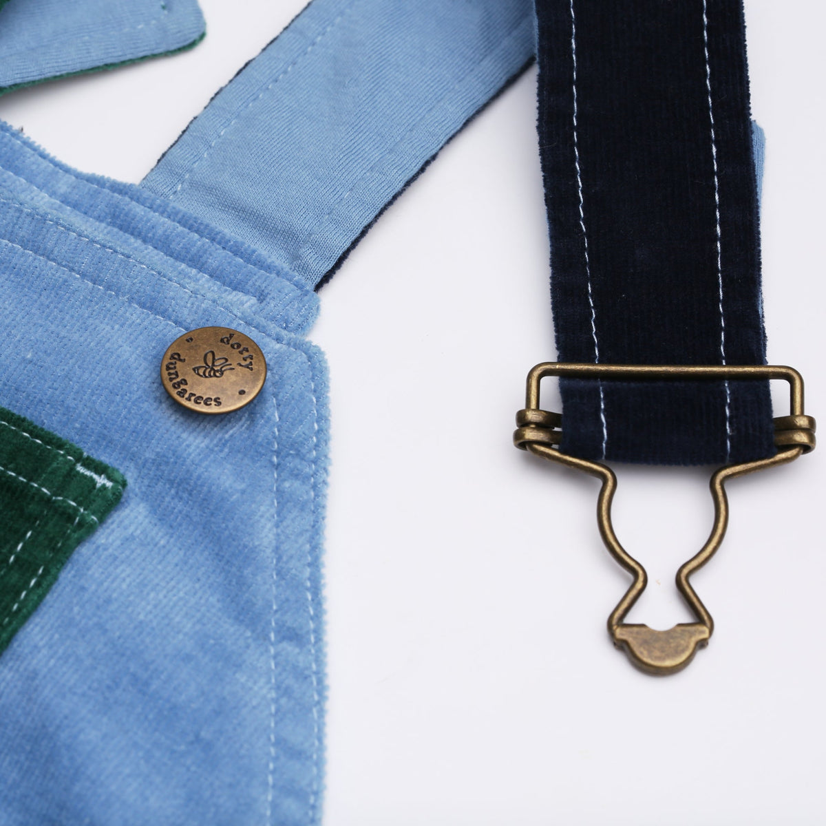 Blackthorn Patchwork Corduroy Dungarees