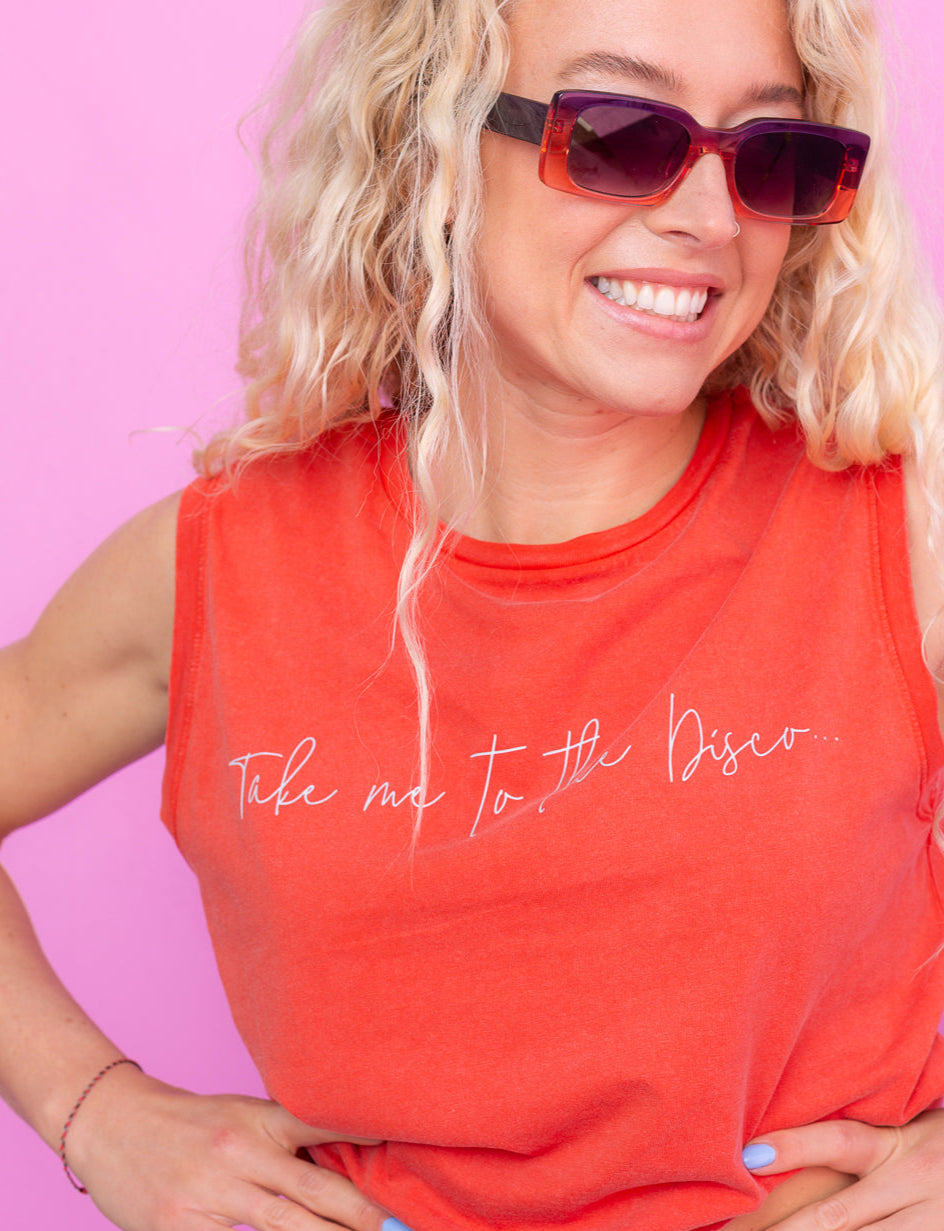 Purple and Orange Ombre Sunglasses — Zoe de Pass Grace Sunset