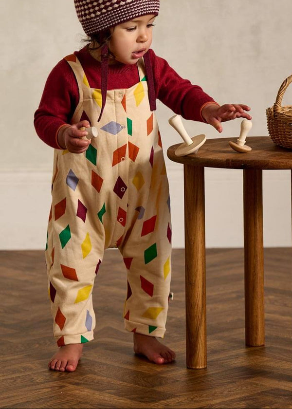 Casper AW24 SAMPLE - Diamonds Dungaree - The bonniemob 