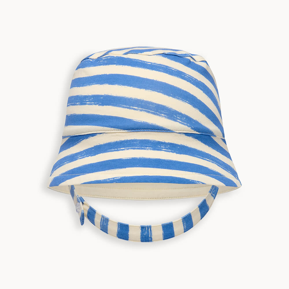 Chill - Blue Stripe Sun Hat - The bonniemob 