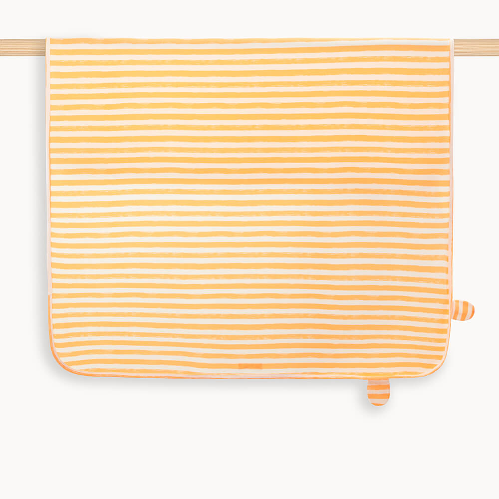 Clownfish - Orange Stripe Baby Blanket - The bonniemob 