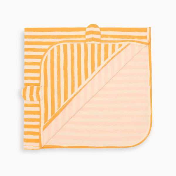 Clownfish - Orange Stripe Baby Blanket - The bonniemob 