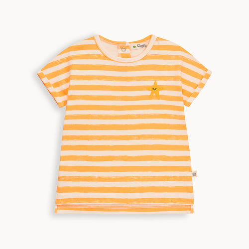 Cruz - Orange Stripe T-Shirt - The bonniemob 