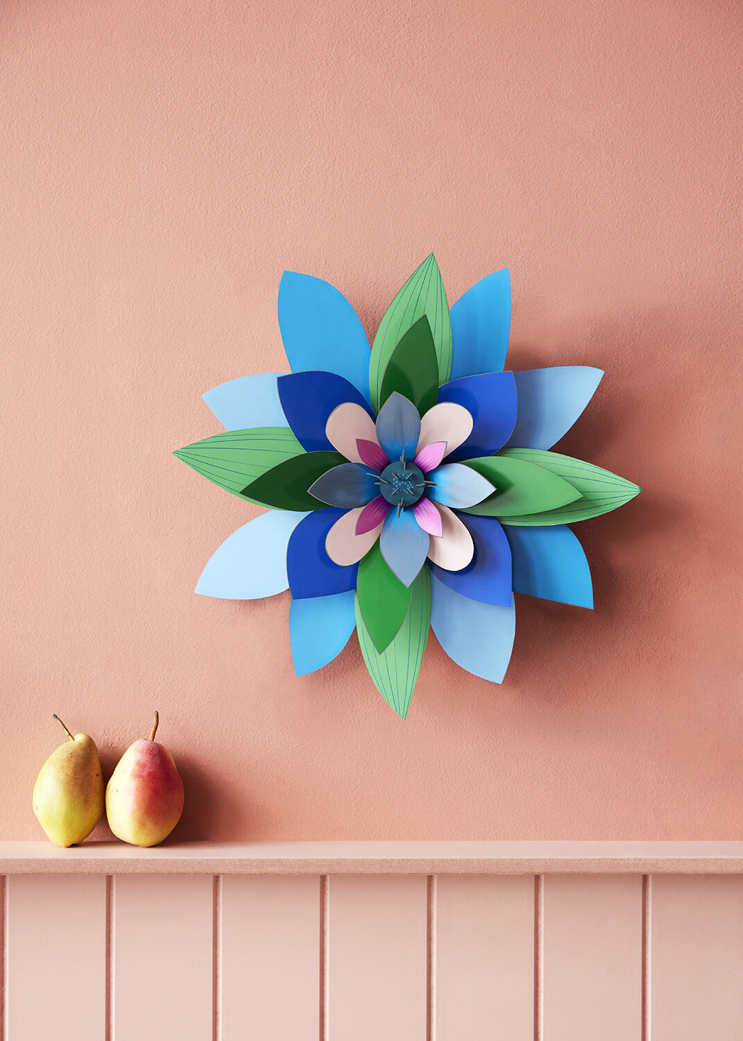 Studio Roof Deluxe Flower Wall Art – Plum Granita
