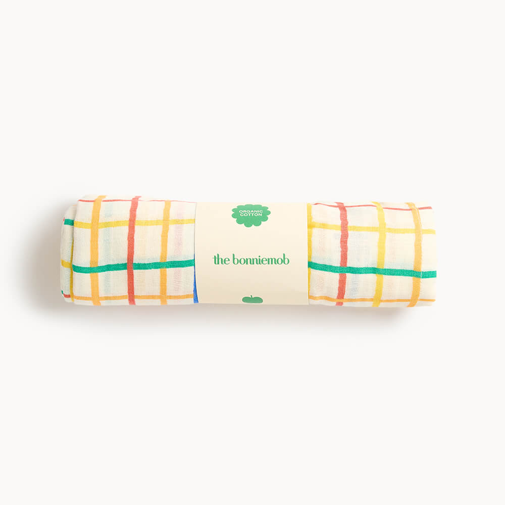 Dancer & Ditto Set - Baby Bodysuit & Muslin Swaddle Blanket in Gift Box - The bonniemob 