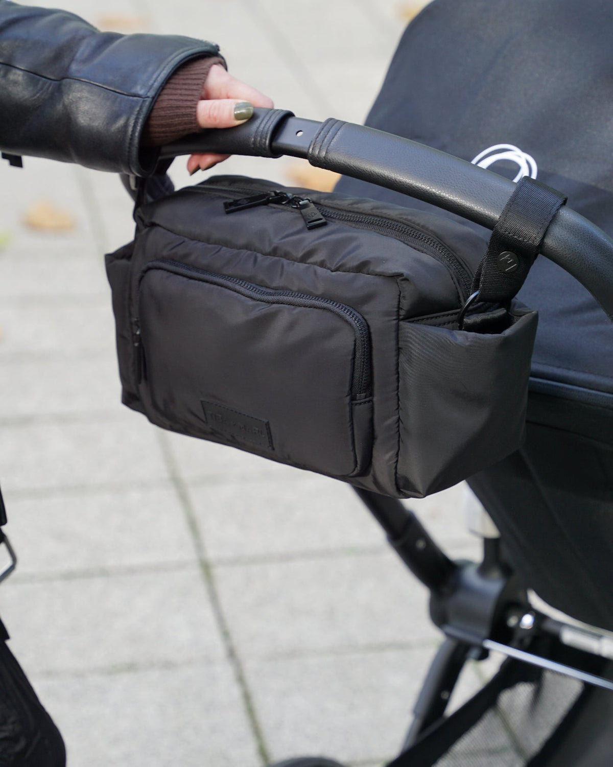 Inka Buggy Organiser Black Woven