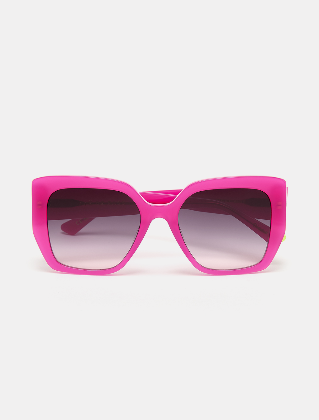 Pink Oversized Square Sunglasses — Zoe de Pass Diana Rose
