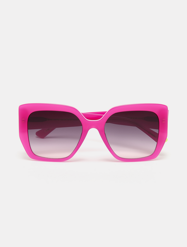 Pink Oversized Square Sunglasses — Zoe de Pass Diana Rose