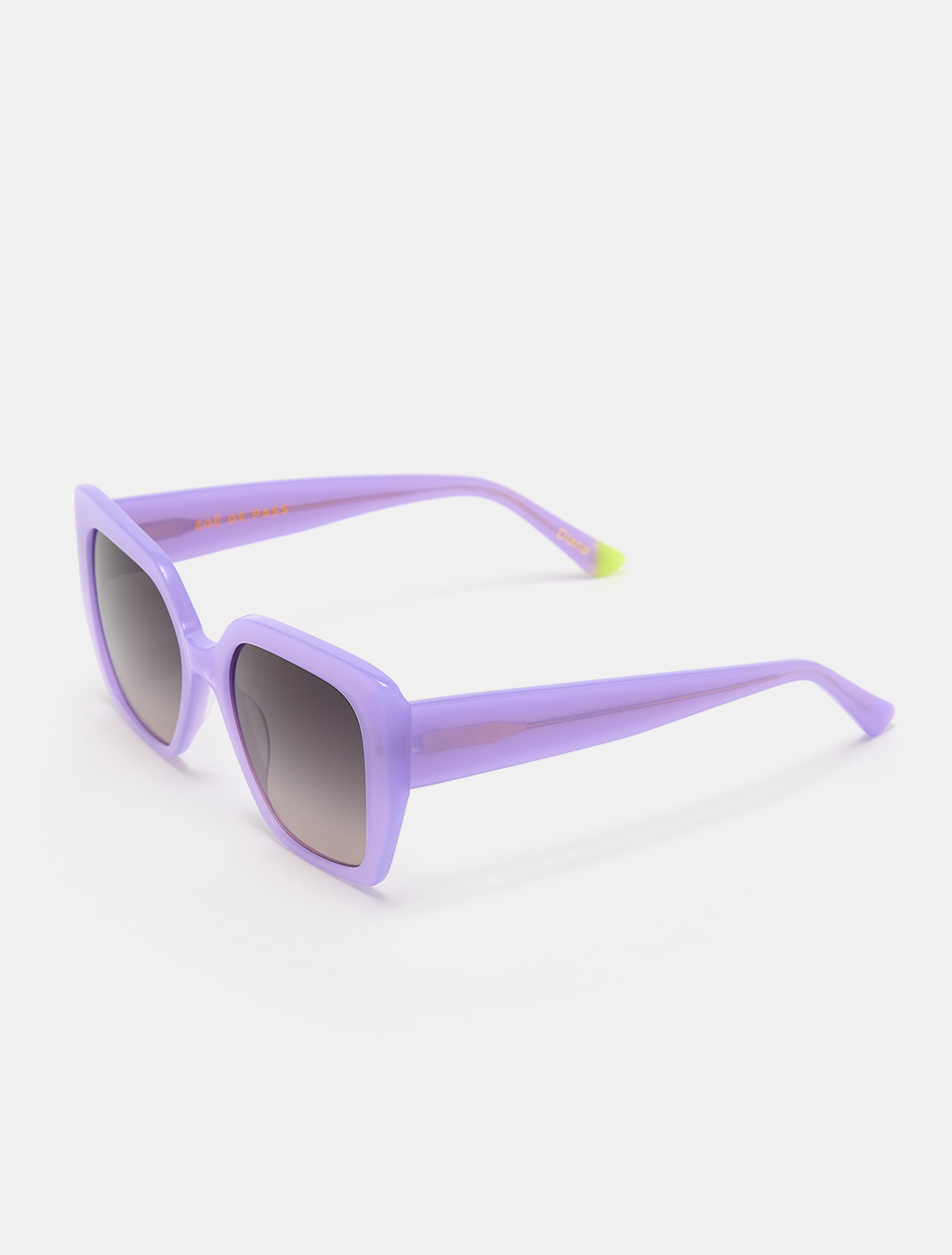 Lilac Oversized Square Sunglasses — Zoe de Pass Diana