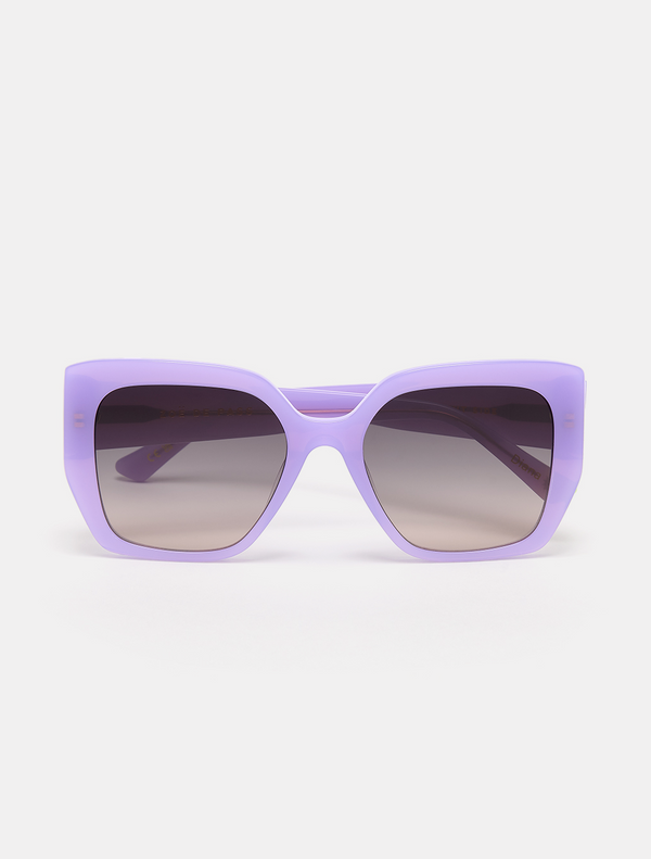 Lilac Oversized Square Sunglasses — Zoe de Pass Diana