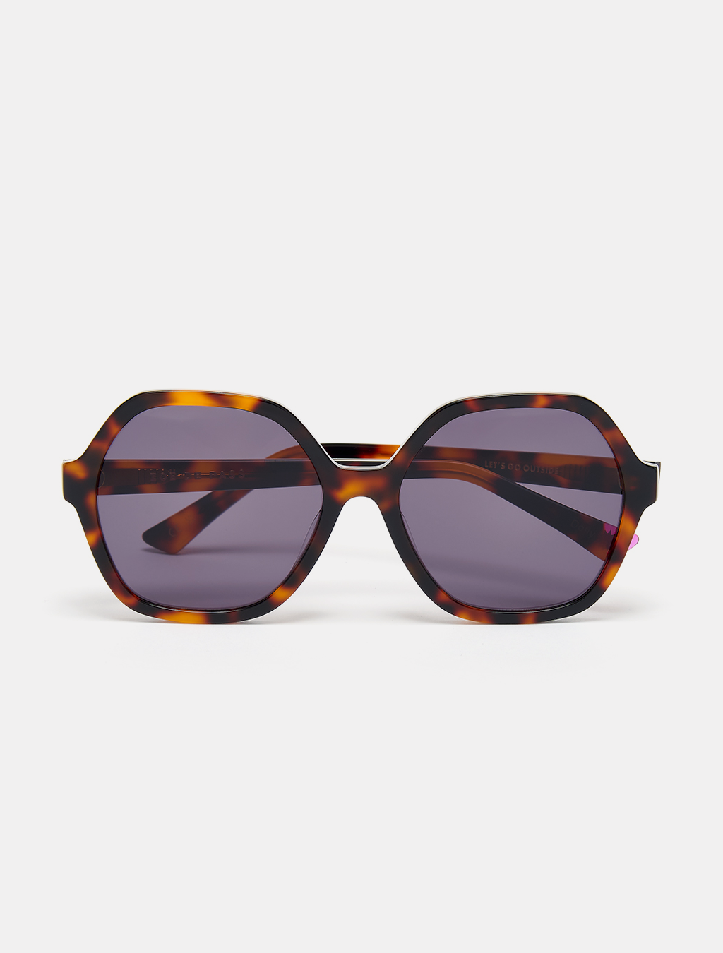Tortoiseshell Hexagonal Sunglasses — Zoe de Pass Dolly