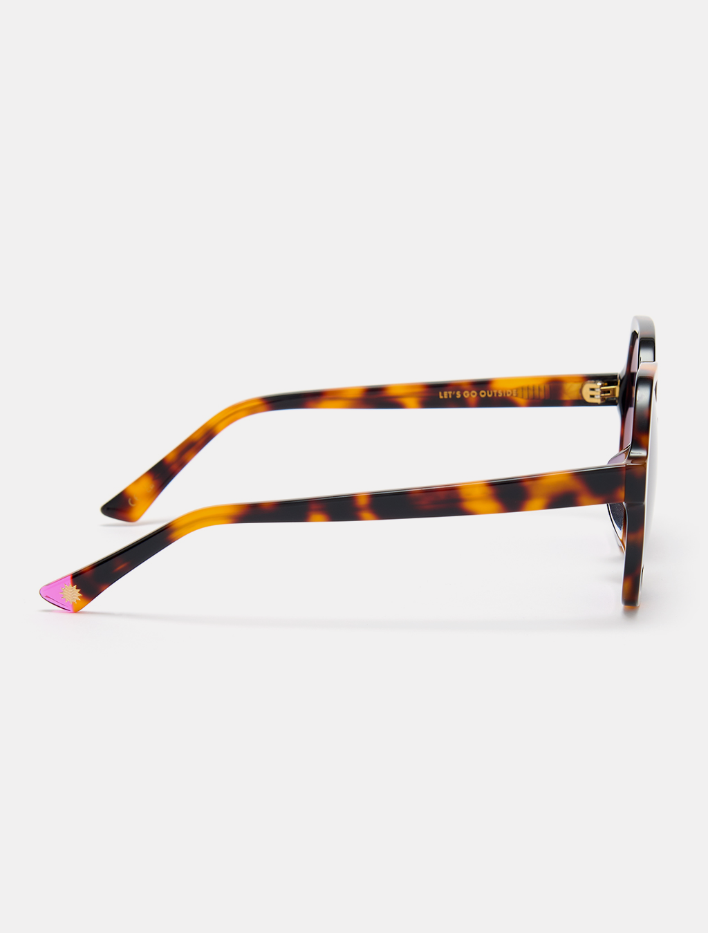 Tortoiseshell Hexagonal Sunglasses — Zoe de Pass Dolly