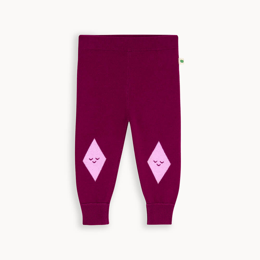 Fern AW24 SAMPLE - Pomegranite Knit Trouser - The bonniemob 