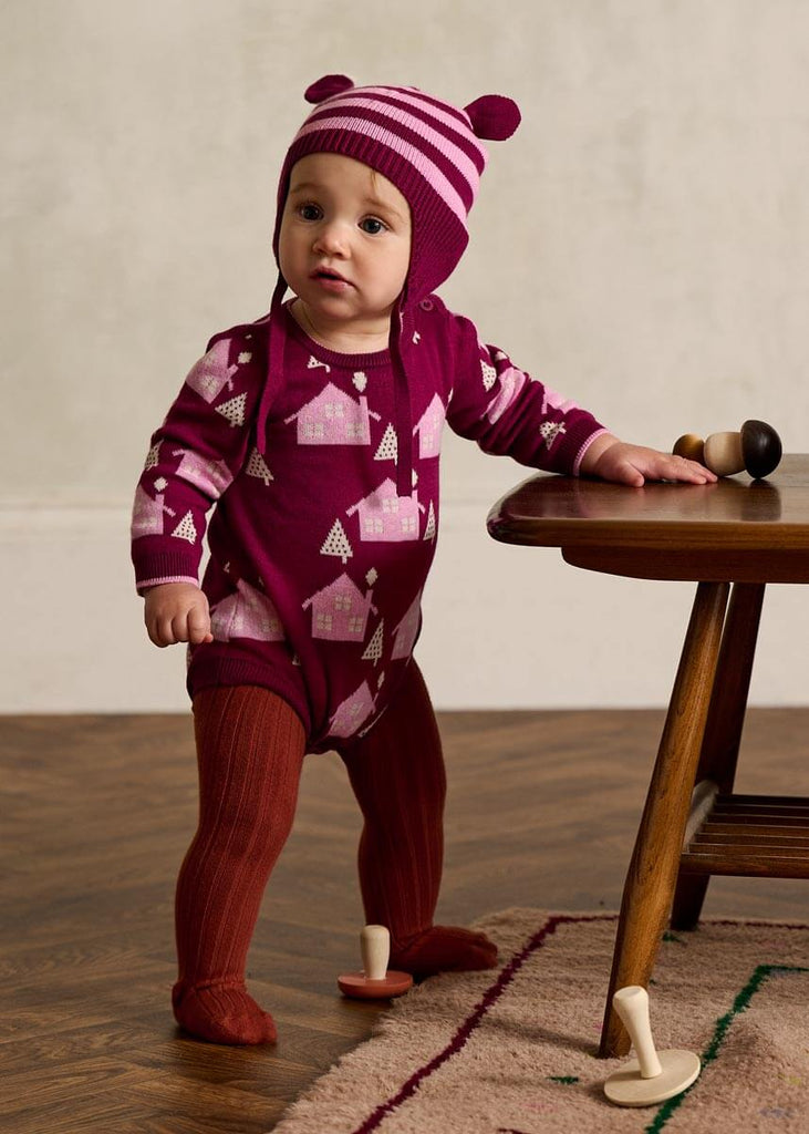 Burgundy tights baby online