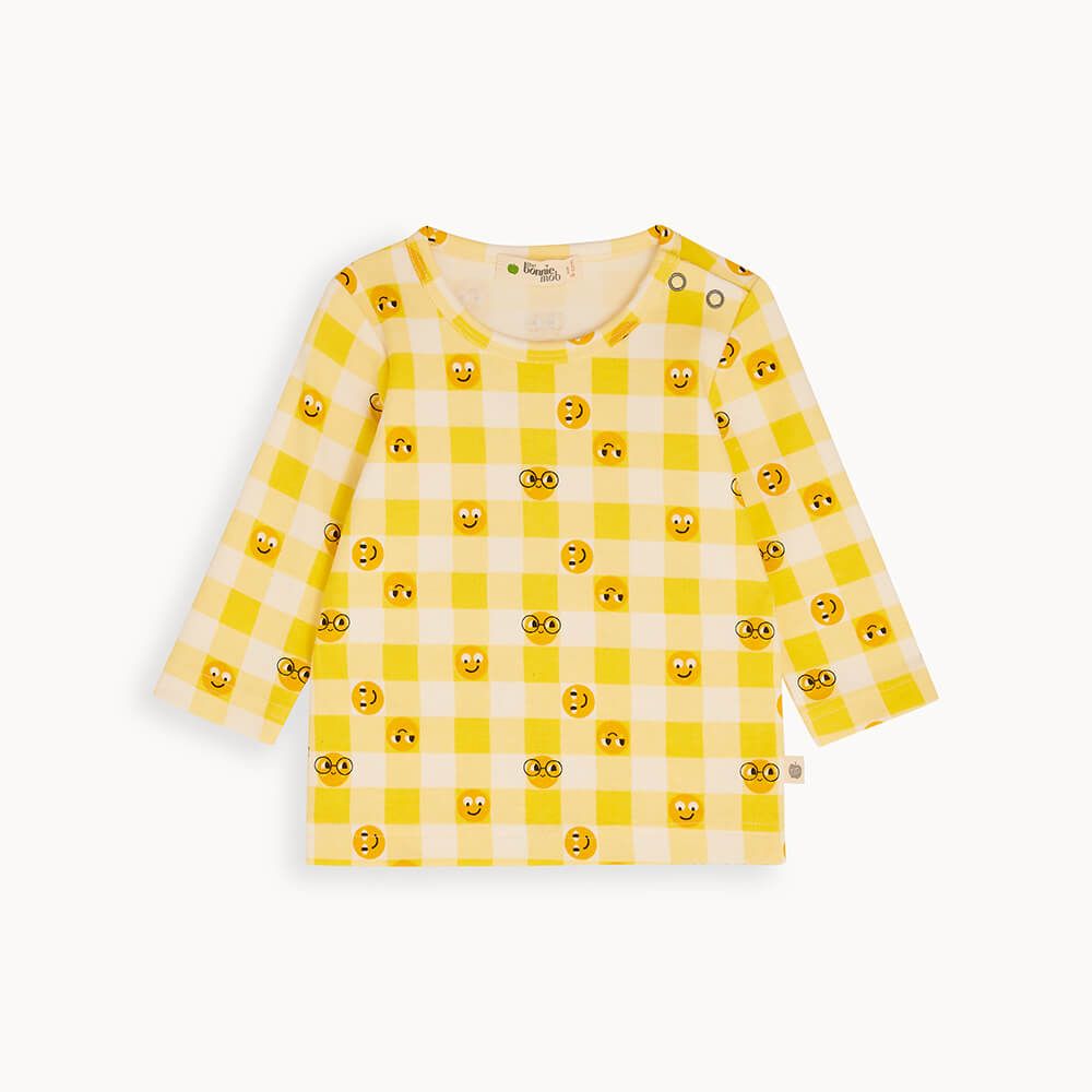 Conker - Yellow Tiddlywink Long Sleeve T-Shirt - The bonniemob 