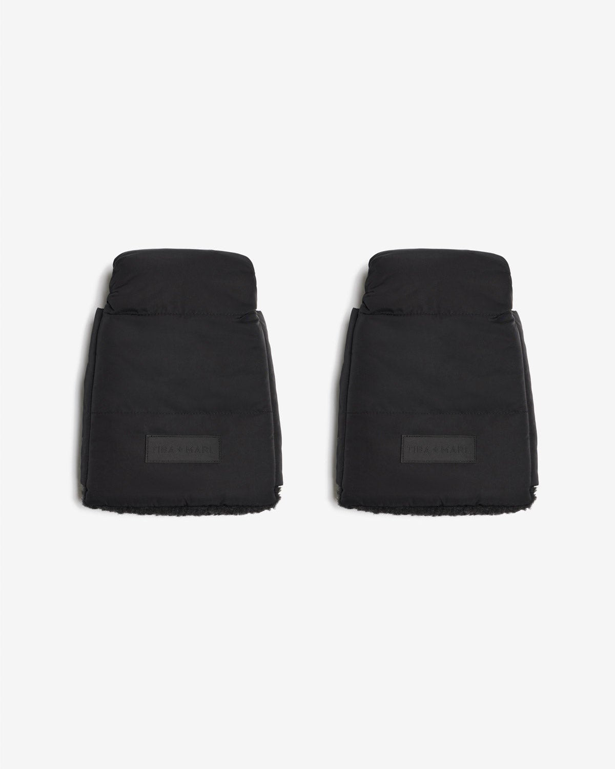 Universal Buggy Handmitts Black Quilted