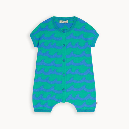 Guppy - Emerald Waves Knitted Shortie - The bonniemob 
