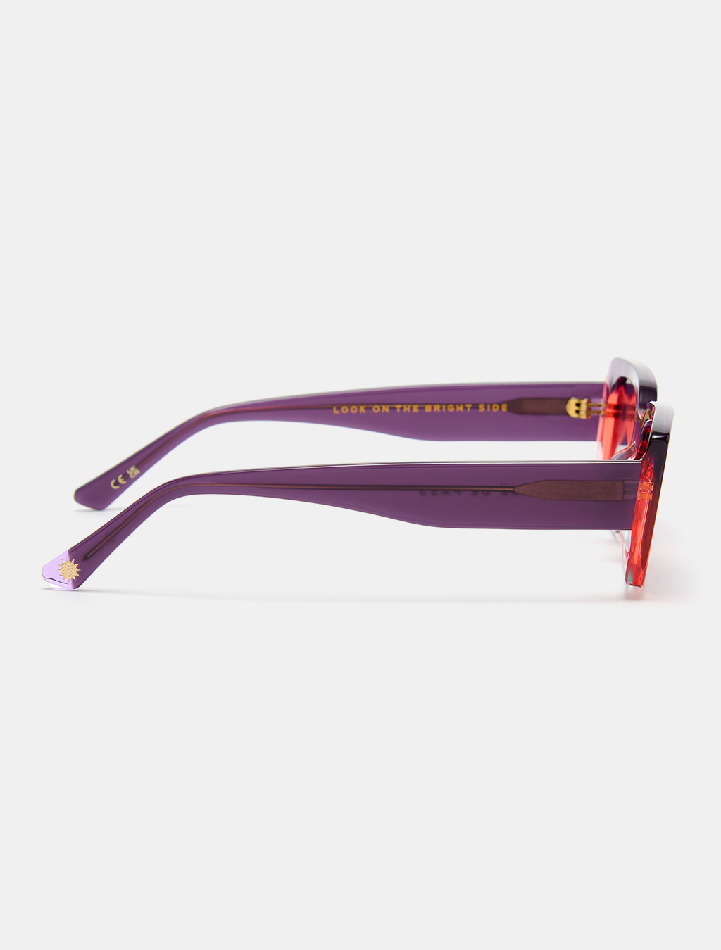 Purple and Orange Ombre Sunglasses — Zoe de Pass Grace Sunset