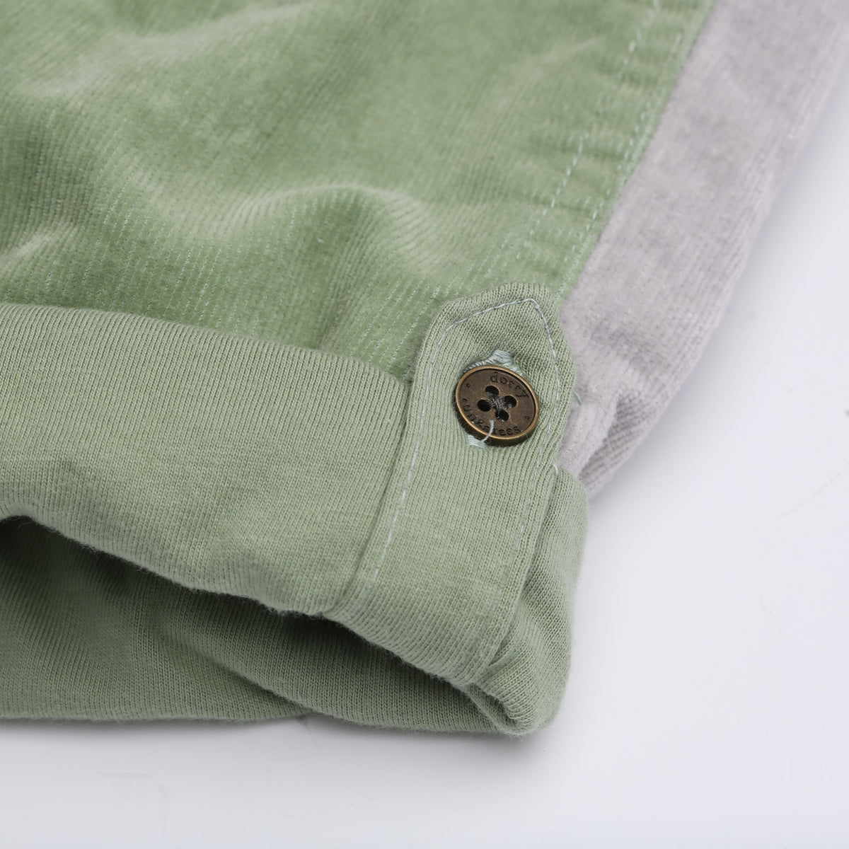Waterlilies Patchwork Corduroy Dungarees