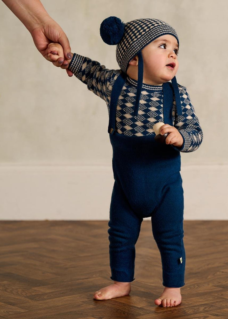 Navy baby sweater store