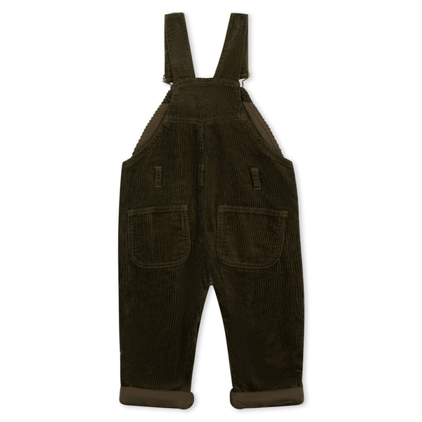 Khaki Chunky Cord Dungarees