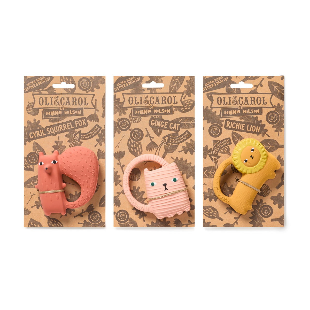 Oli & Carol x Donna Wilson Ginge the Cat Teether