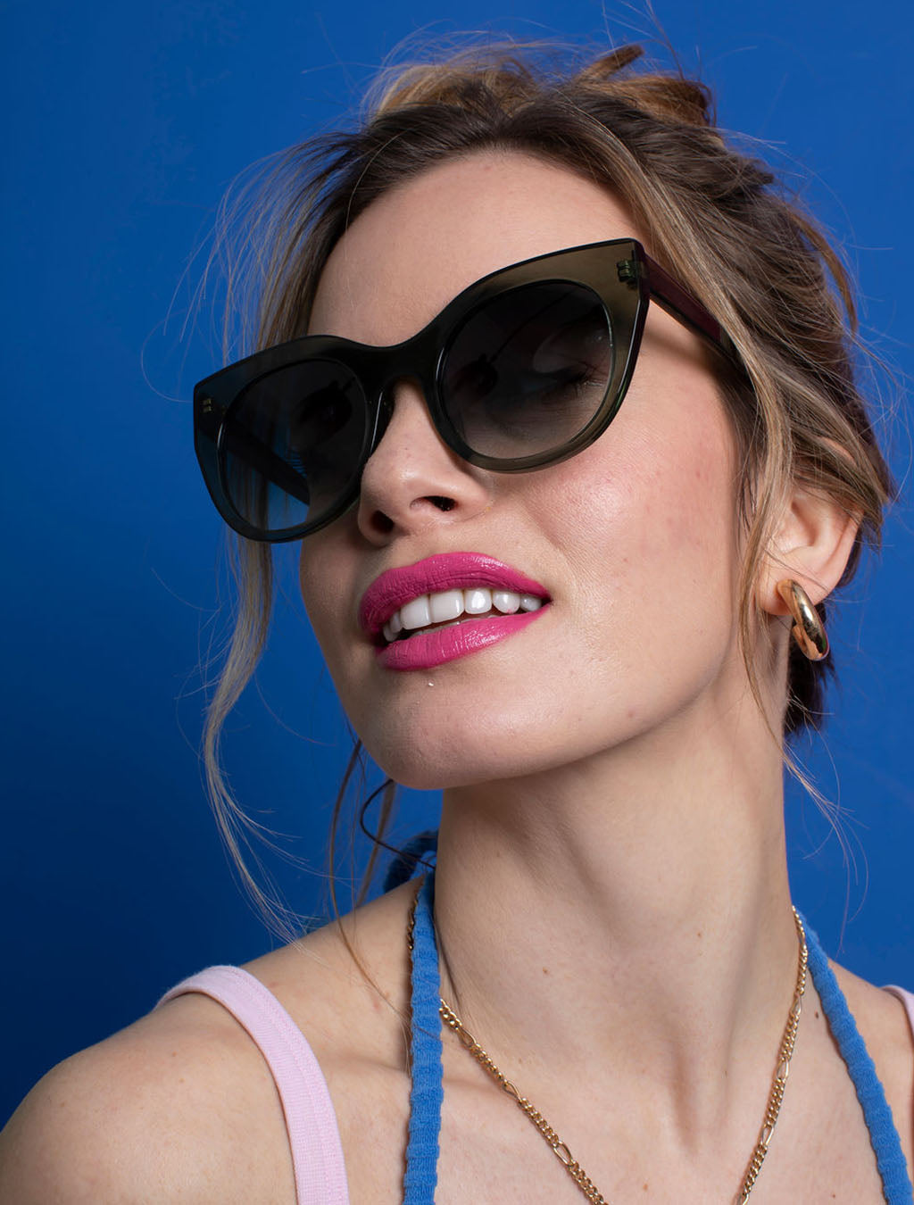 Forest Green Cat Eye Sunglasses — Zoe de Pass Lily