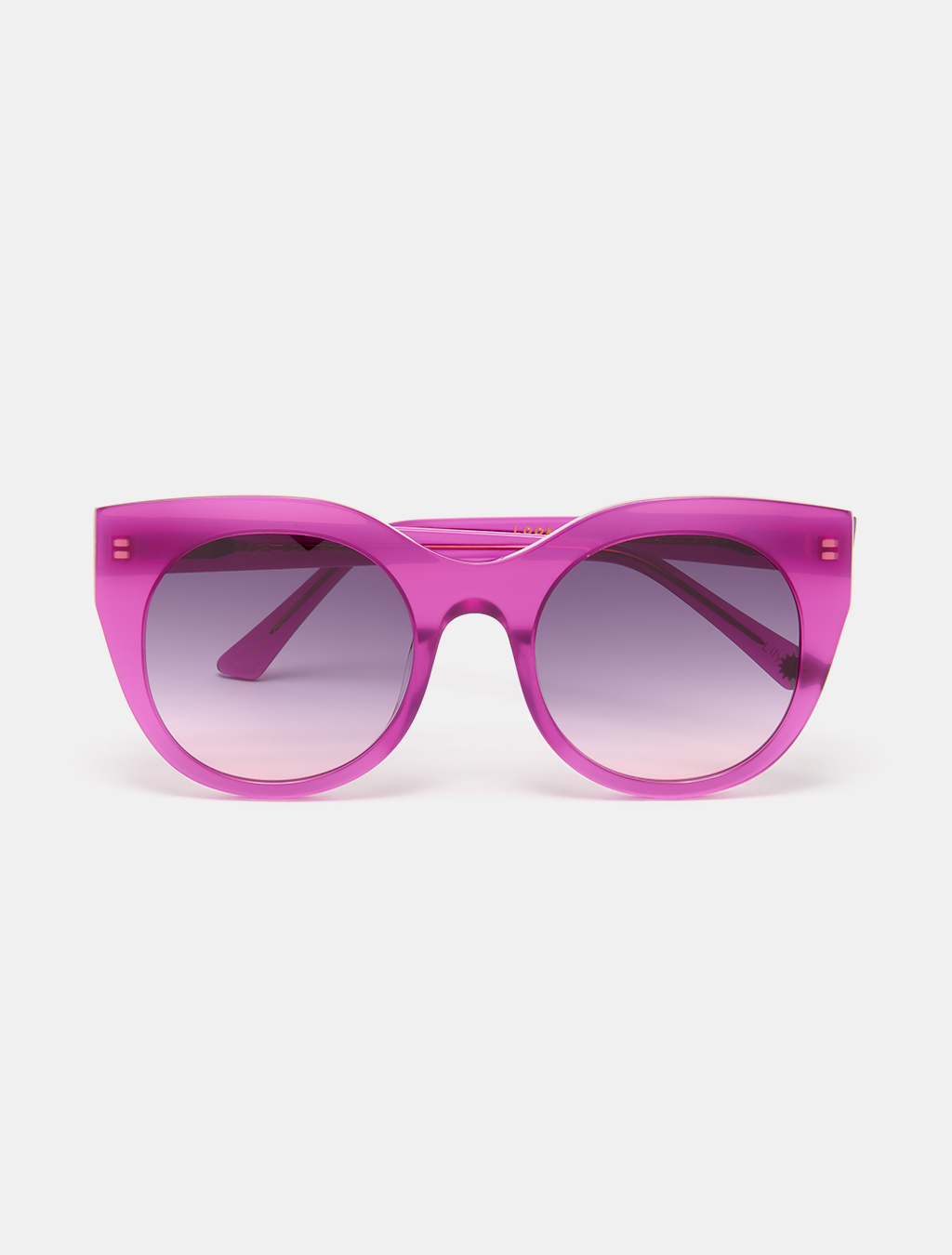 Magenta Pink Cat Eye Sunglasses — Zoe de Pass Lily