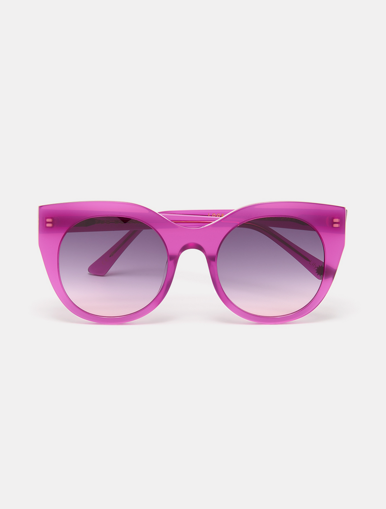 Magenta Pink Cat Eye Sunglasses — Zoe de Pass Lily