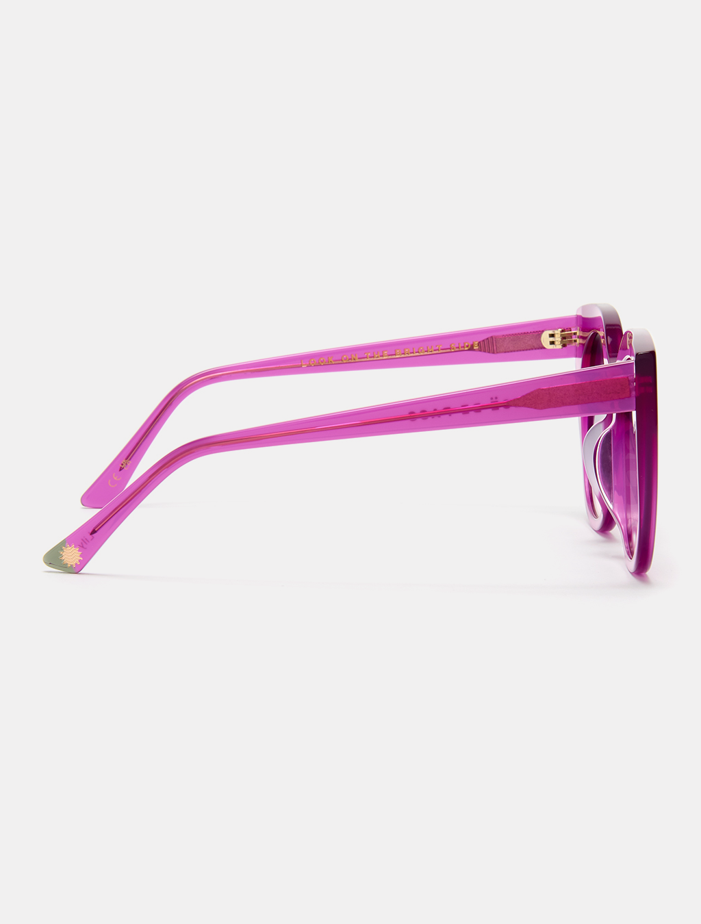 Magenta Pink Cat Eye Sunglasses — Zoe de Pass Lily