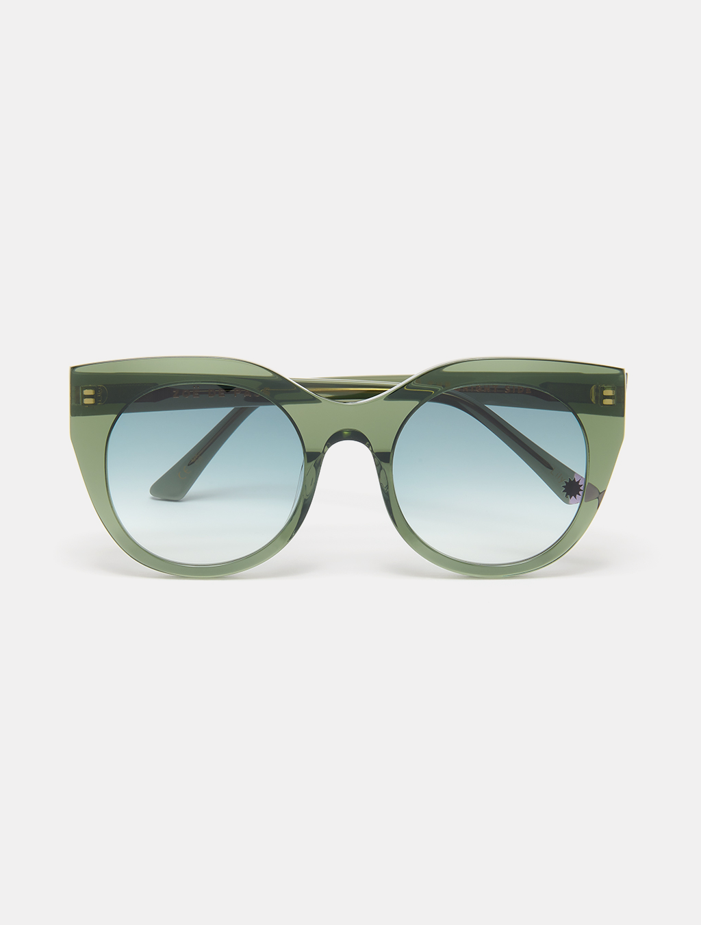 Forest Green Cat Eye Sunglasses — Zoe de Pass Lily