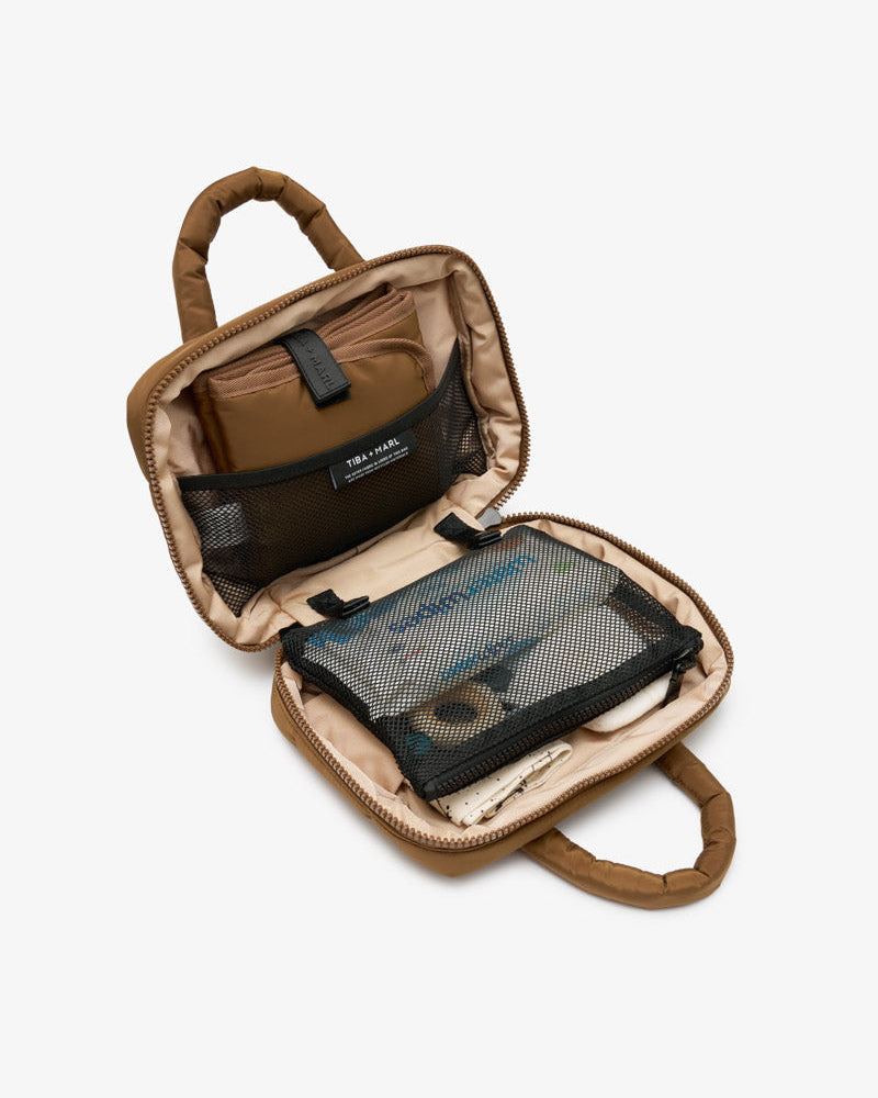 T+M Puffy Changing Grab Bag Coffee