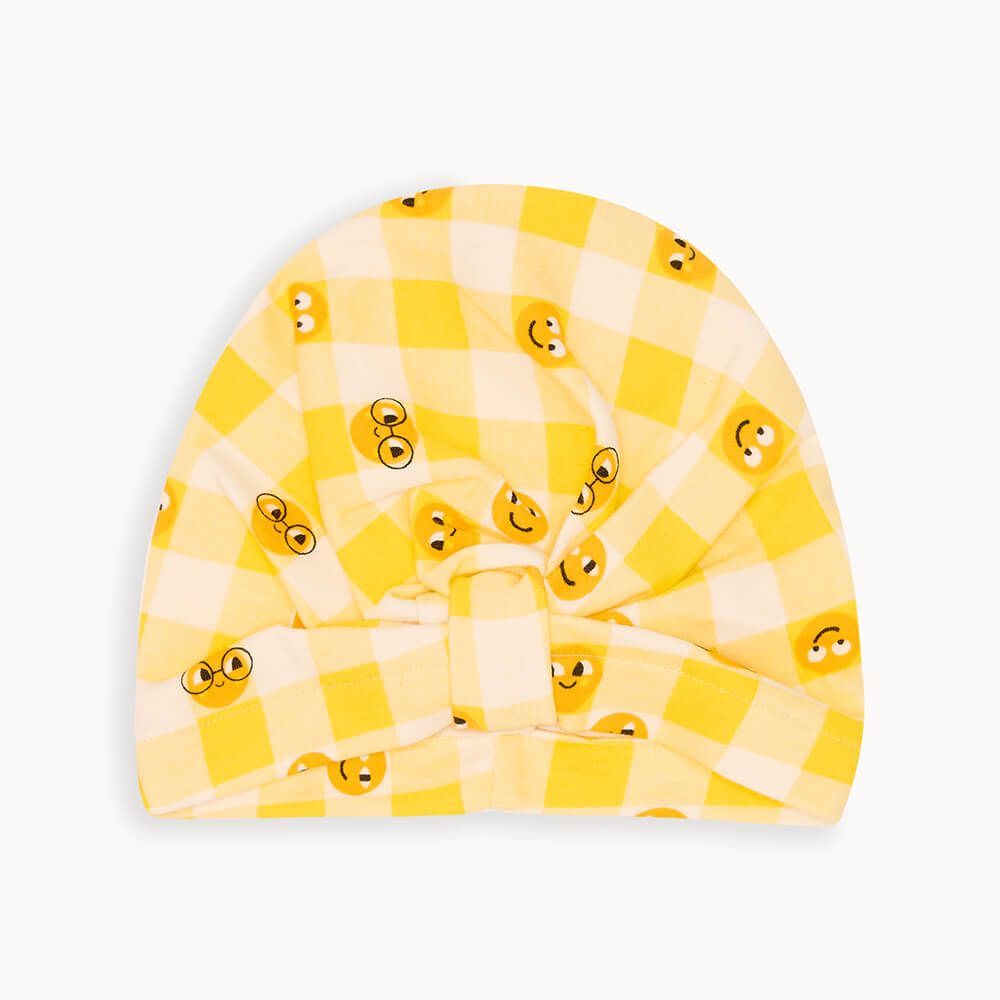 Cottoncandy - Yellow Tiddlywink Turban Hat - The bonniemob 