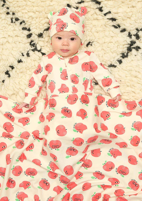 Checkers - Apple Blanket With Hood - The bonniemob 