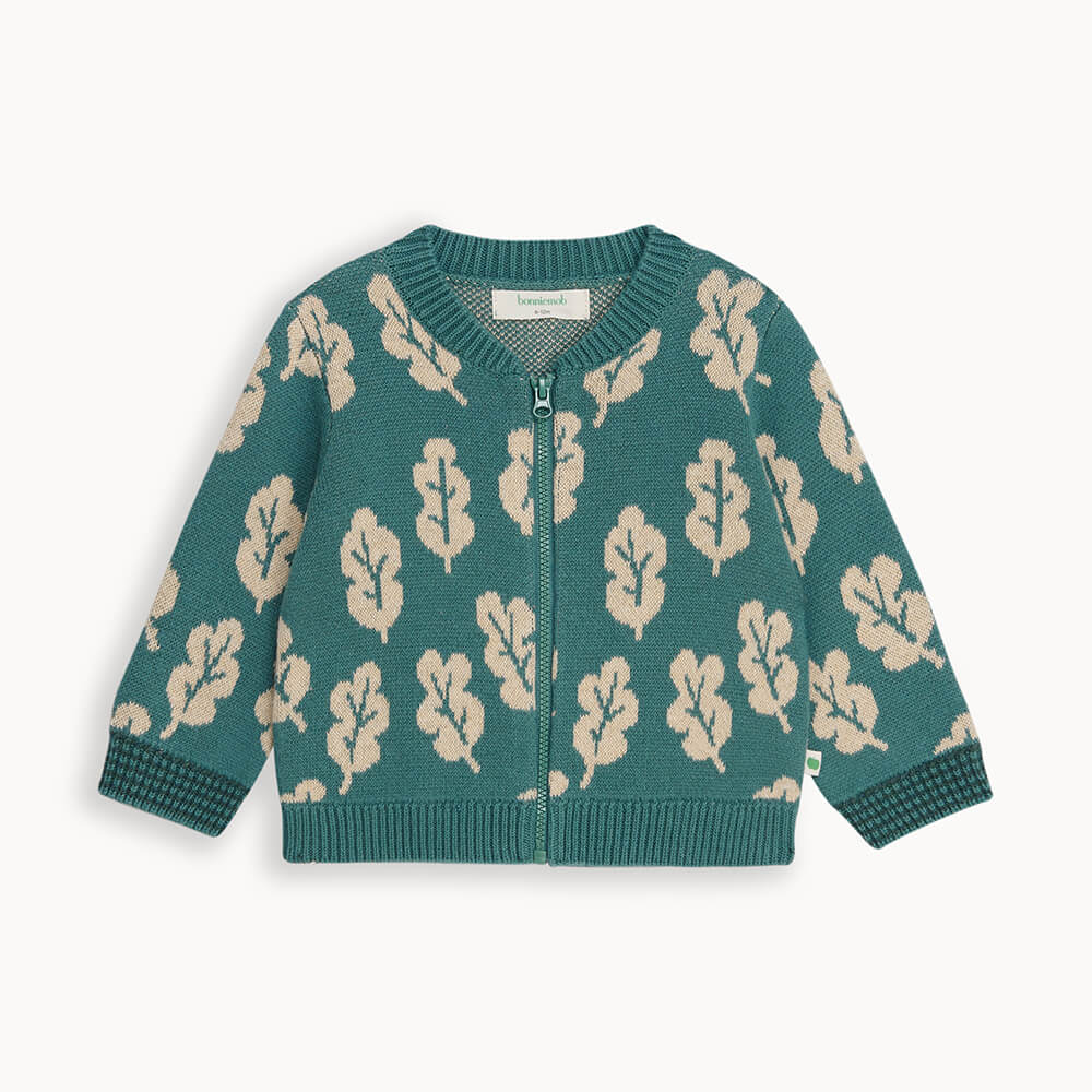 Rusty - Fern Acorn Knit Cardigan