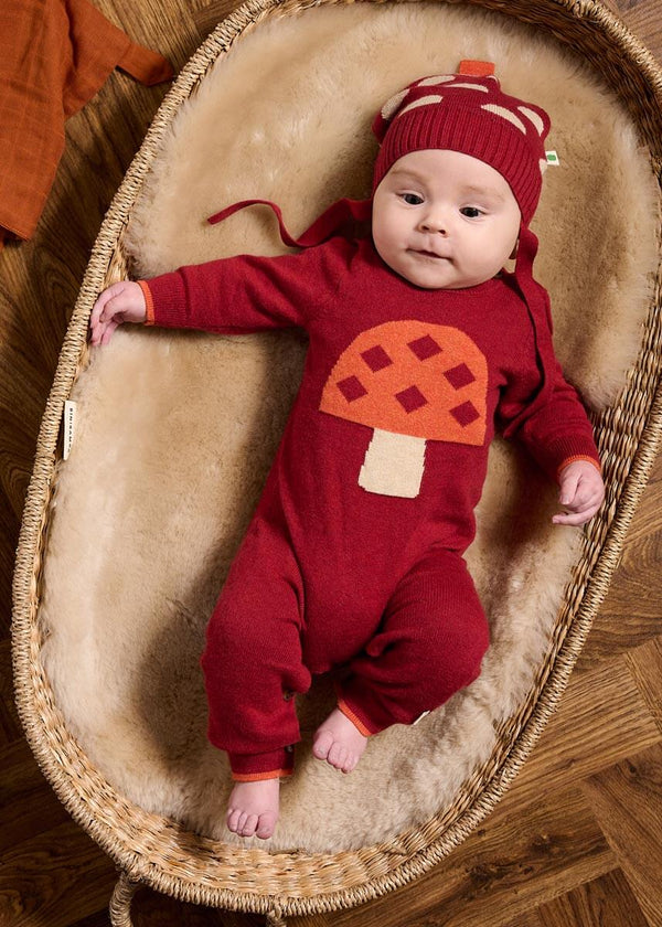 Sorrel & Pippin Set - Rusty Playsuit & Hat Set - The bonniemob 
